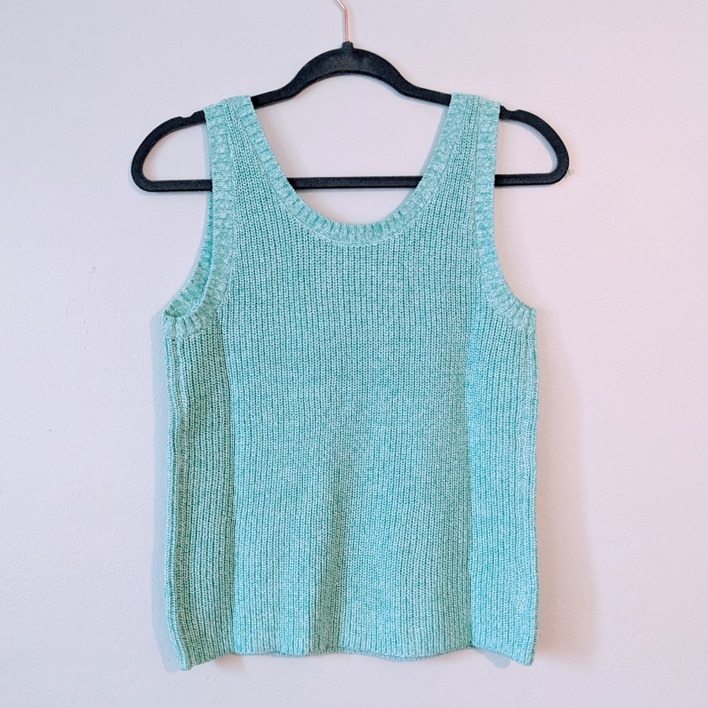 LOFT Ribbed Pocket Sweater Tank - Picture 6 of 7